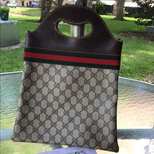 Gucci Sherry line Vintage mini tote